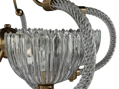 Barovier et Toso Italian Venetian Murano Low-poly 3D model