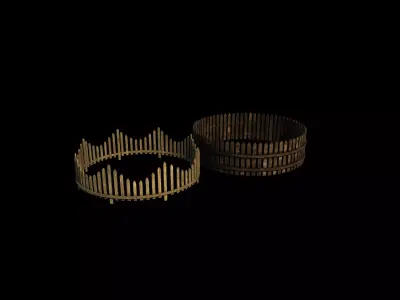 picket fence  3D model