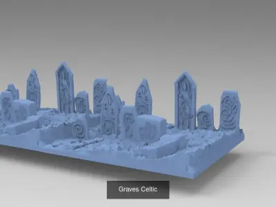 Complete Celtic Kit bash Ancients 3D Model Pack