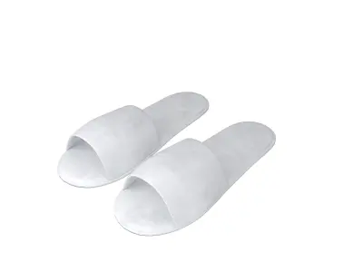 Disposable Slippers Pack Vol 1 Low-poly 3D model