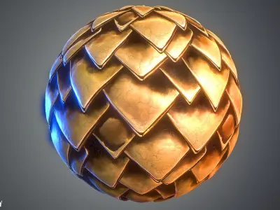 Stylized Metal Vol 18 - Hand Painted Texture Pack Texture