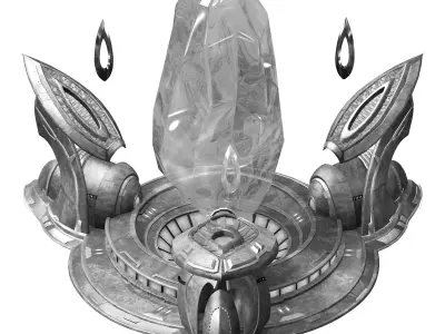 Weak - energy stone 02 3D model