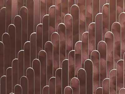 Lantic Colonial DIGIT Gold and Copper tiles Low-poly 3D model
