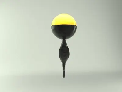 Light Wall Low-poly 3D model