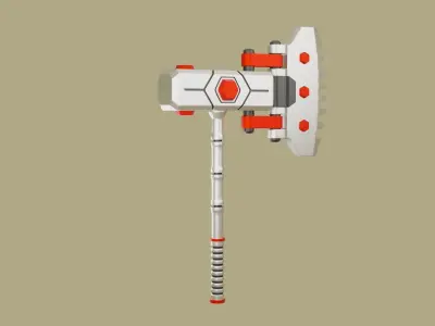 Sci Fi Hammer 04 3D print model
