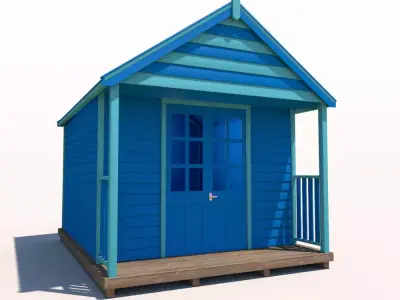 Beach Hut 3D model