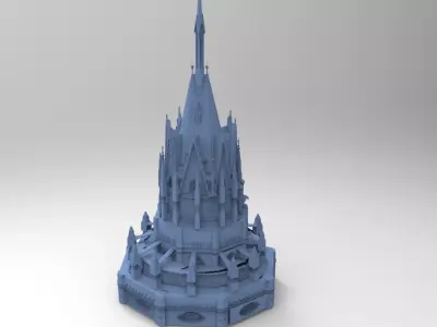 Azathoth Libruary tower 3D model