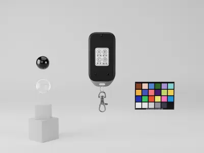 Remote Control Low-poly 3D model