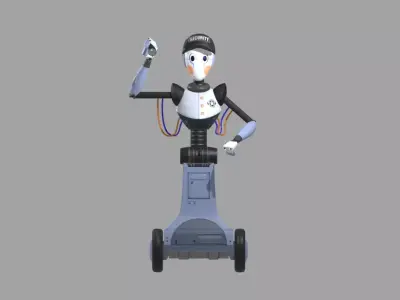 Security Bot - FNAF Security Breach Low-poly 3D model