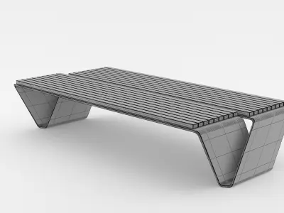 Bench 3D model