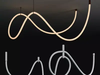 2 Centersvet-FREELIGHT-HOOK-PDNT-2lights - 2mat  3D model