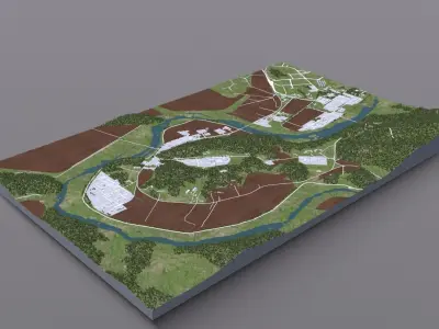 Yongbyon Nuclear Facility 3D model