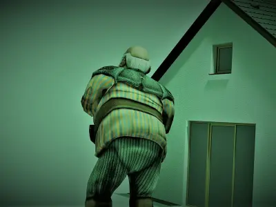 HORROR HOUSE  Low-poly 3D model