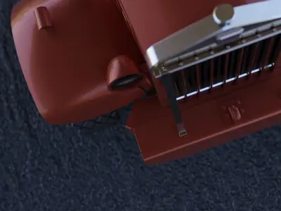 Old Vintage Dump Truck 1940s 1950s 3D model