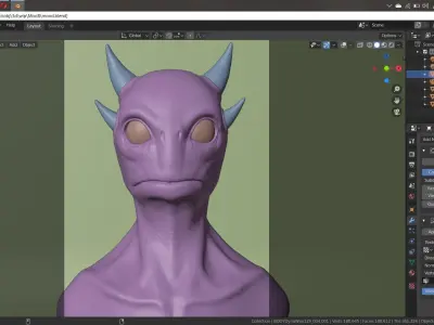 Moob Creature 3D model