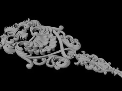 dekor ornament 3D model 151