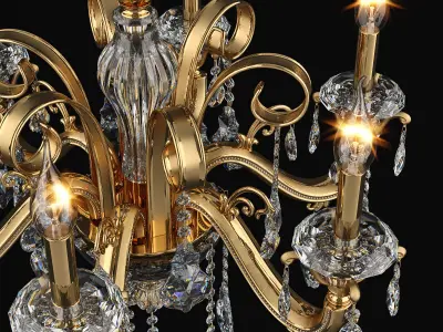788062 Lusso Osgona Chandelier 3D model