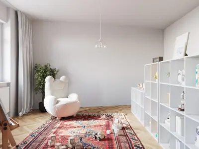 Modern Living Room 3D model