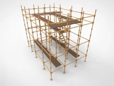 Scaffolding 3D model