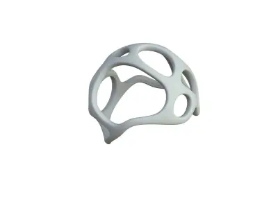SciFi Cube Object No 21348 Low Poly Shape Texture