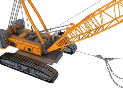 Dragline Excavator 3D model