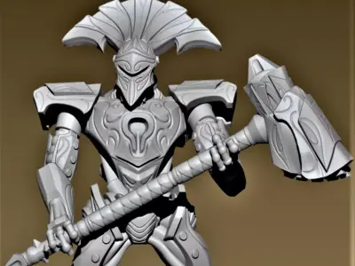 Guardian humanoid robot 3D print model