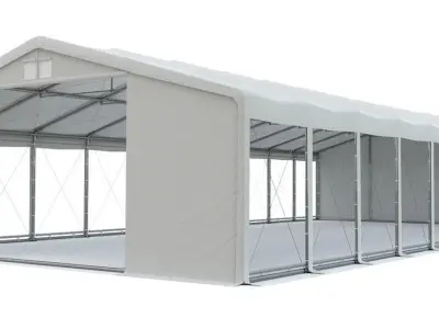 Party or storage tent 10x20m 3D model