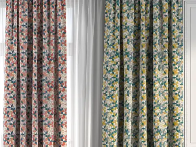 Curtain Set 239 3D model
