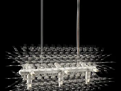 Crystal Chandelier Collection 002 3D model