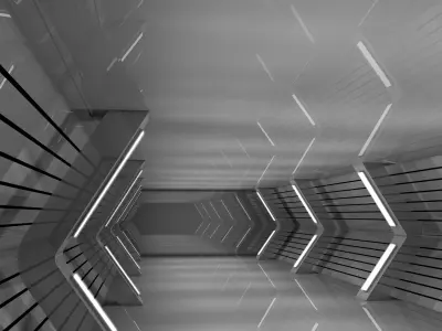 Sci Fi Interior 3D model