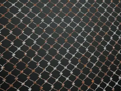 Rusted Fence Metal Perforated PBR Seamless Texture purchase