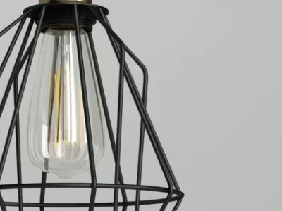 Hanging Lamp LOFT HOUSE P-61 3D model