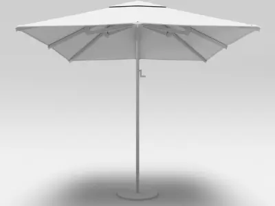 Outdoor umbrella Low-poly 3D model