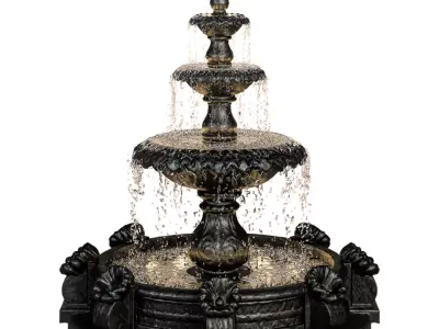 fountain 24 3D model