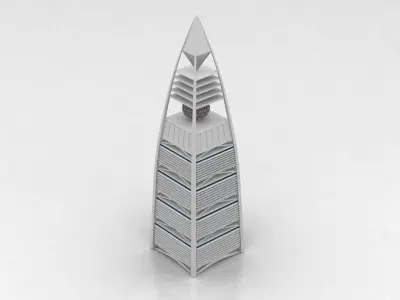 Al Faisaliyah Tower Riyadh Saudi Arabia 3D model