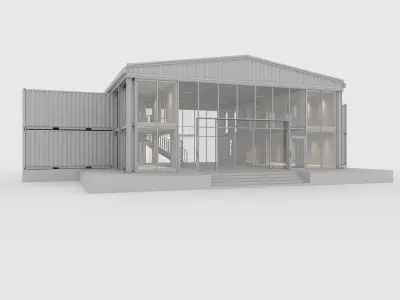 Container House 1 3D model