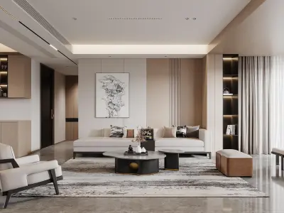 apartment interior scenes   3D model get
