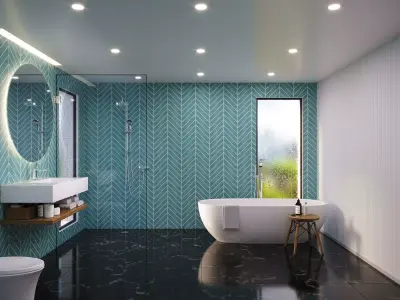 Modern Bathroom 1 3D model