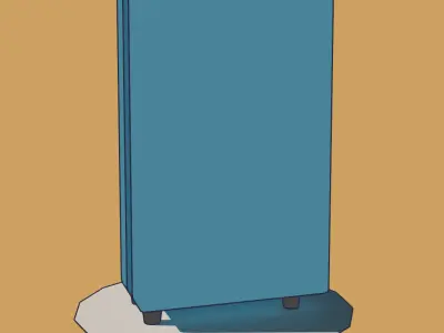Toon Vending Machine  Grease Pencil Style Low-poly 3D model
