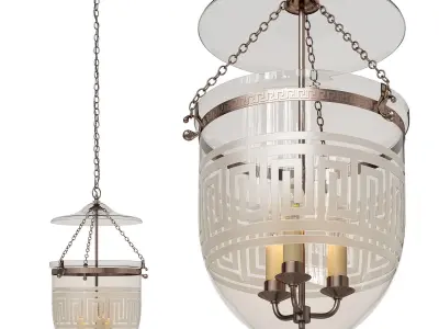 Hector Finch Temple Light Greek Key Model I 3D model