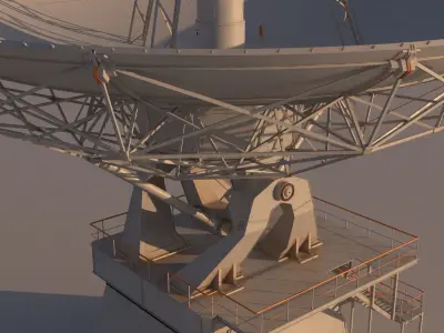 satellite dish 3D model