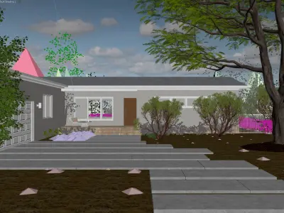 House in Miami- Florida 3D model