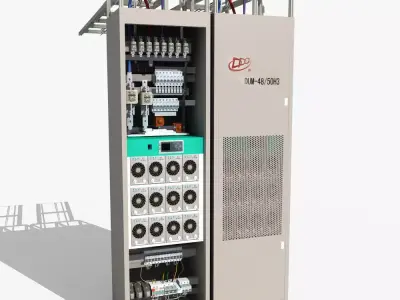 Telecom Power System 02 3D model