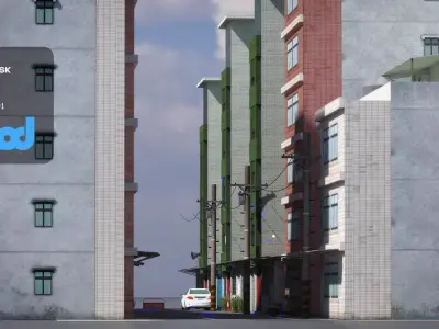 TW Street 006 3D model