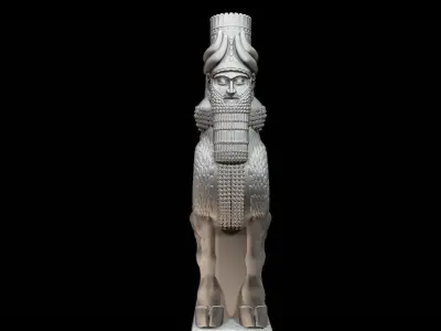 LAMASSU WINGEDBULLOFNINEVEH 3D model