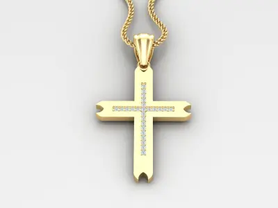 Cross Light Gold 4CP005 3DM STL 3D print model purchase