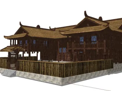 Creative Design-Holiday Cabin-07 3D model