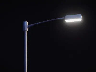 Street Lights - Stylized Pack Low-poly 3D model