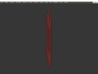 Org Wall Sconce Low-poly 3D model