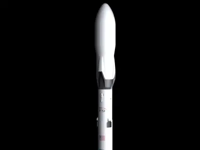 Falcon 9  Fully Reusable 3D model